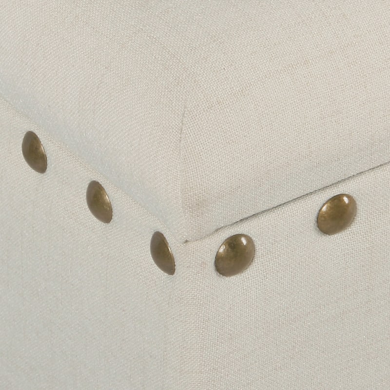 Copper Grove Raush Tufted Linen Storage Bench