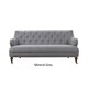Jennifer Taylor Milano Tufted Accent Sofa - 73"LX32.5"WX35.5"H - Thumbnail 2