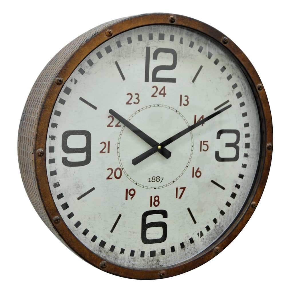 Three Hands Wall Clock