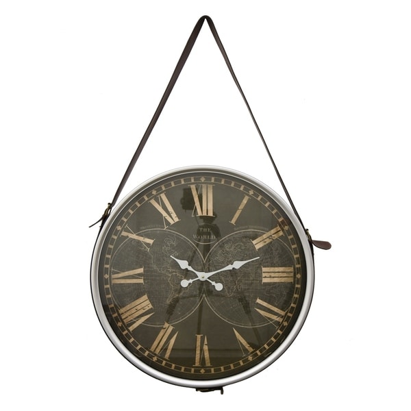 Shop Three Hands Wall Hanging Clock - Free Shipping Today ...