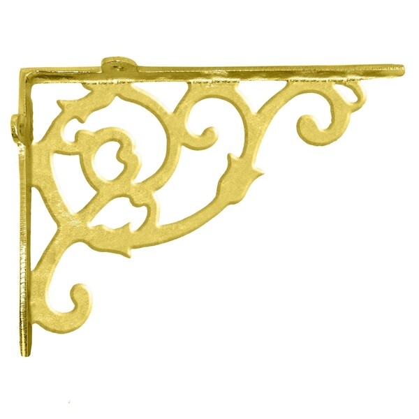 Three Hands Corner Bracket - Gold Plated