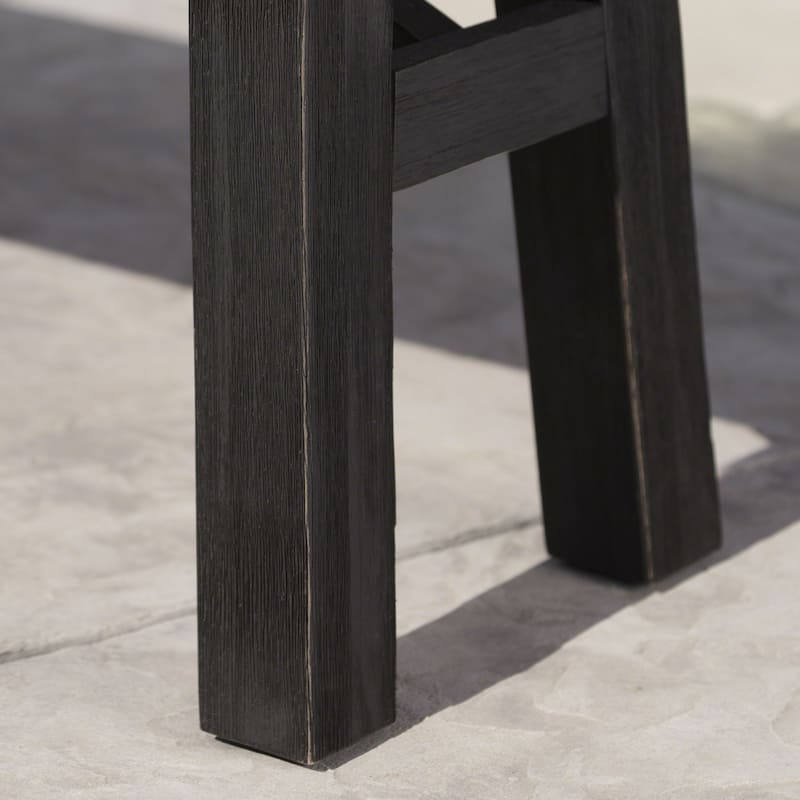 Bettina Outdoor Acacia Wood Rustic Bench by Christopher Knight Home