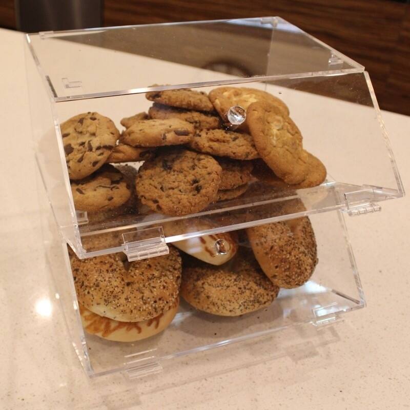 Ikee Design Acrylic Stackable Bakery Display Case