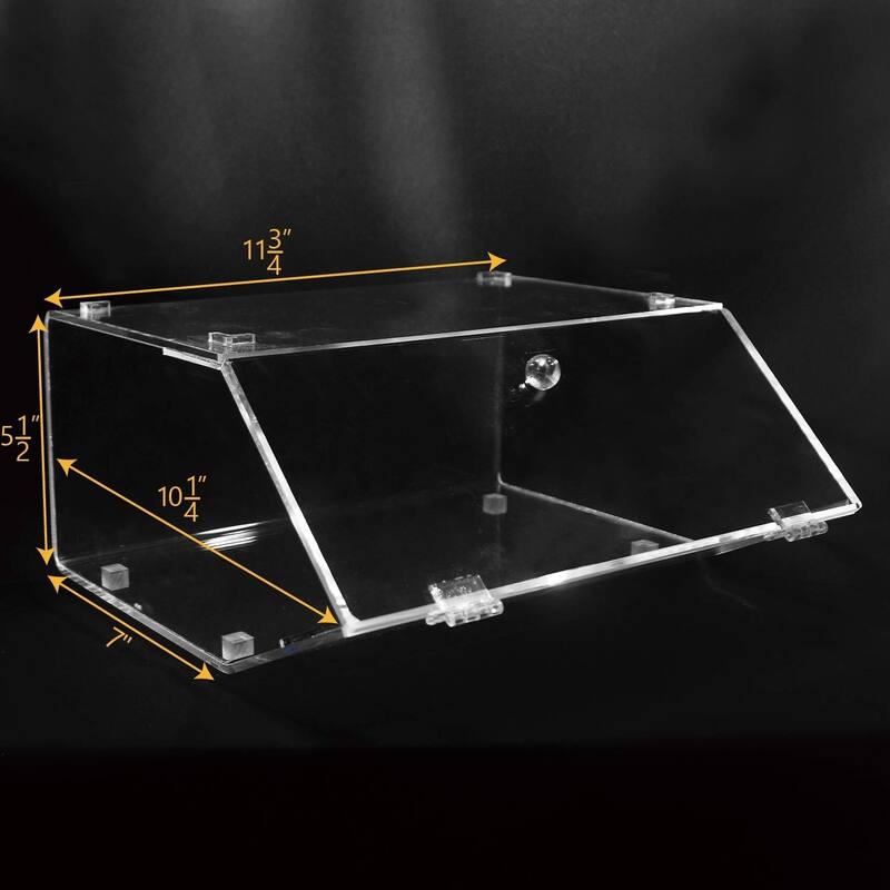 Ikee Design Acrylic Stackable Bakery Display Case