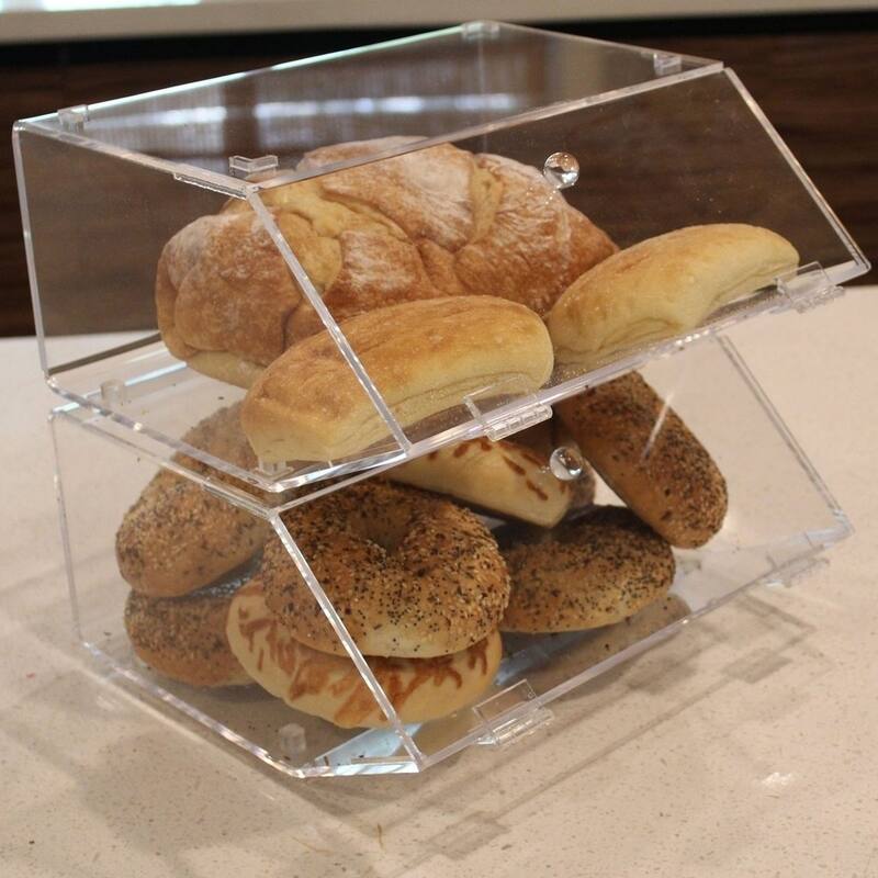 Ikee Design Acrylic Stackable Bakery Display Case
