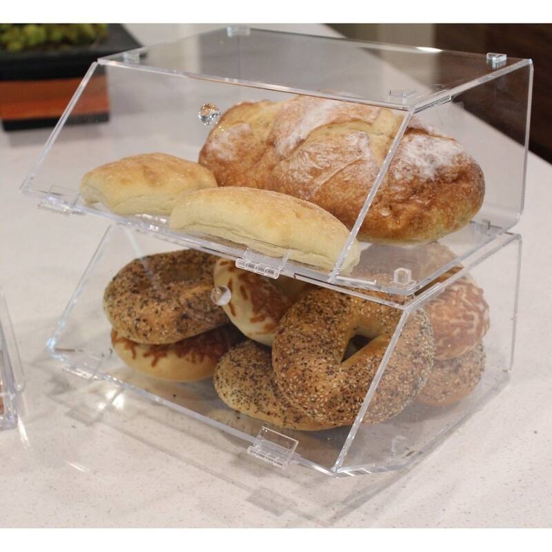 Ikee Design Acrylic Stackable Bakery Display Case
