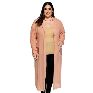 plus size chiffon kimono jacket