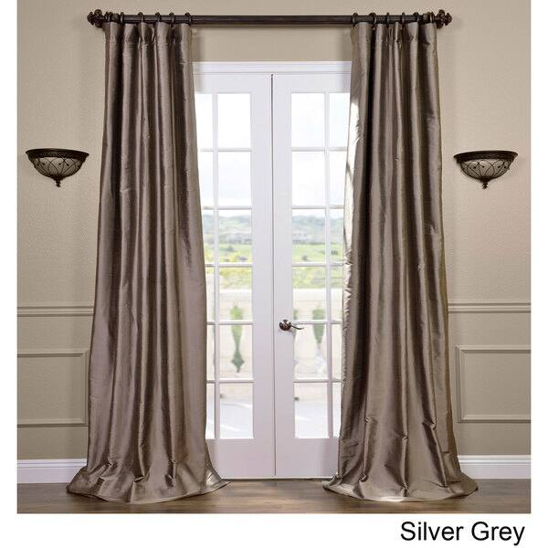 Shop Exclusive Fabrics Signature Thai Silk 108 Inch Curtain Panel