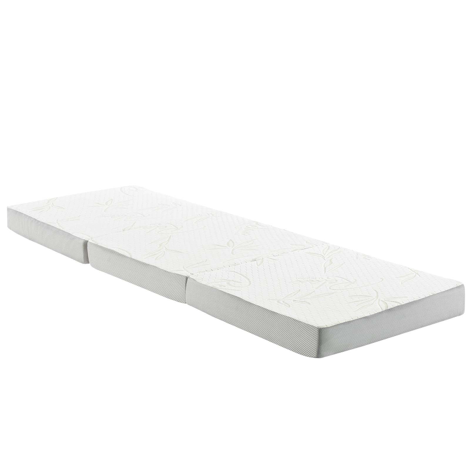 Floor Mattress Trifold Foam Folding Twin Mattresses Mat 3 5 Inch