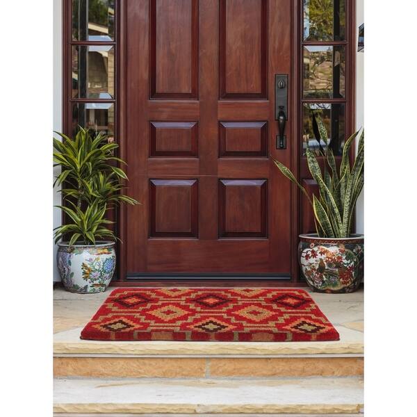 Shop Handmade Extra Thick Durable Lhasa Kilim Coir Doormat 24 X