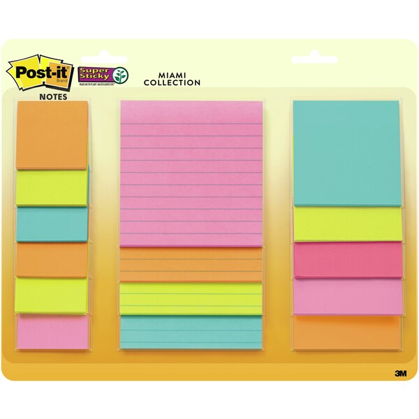 3m post it notes sizes