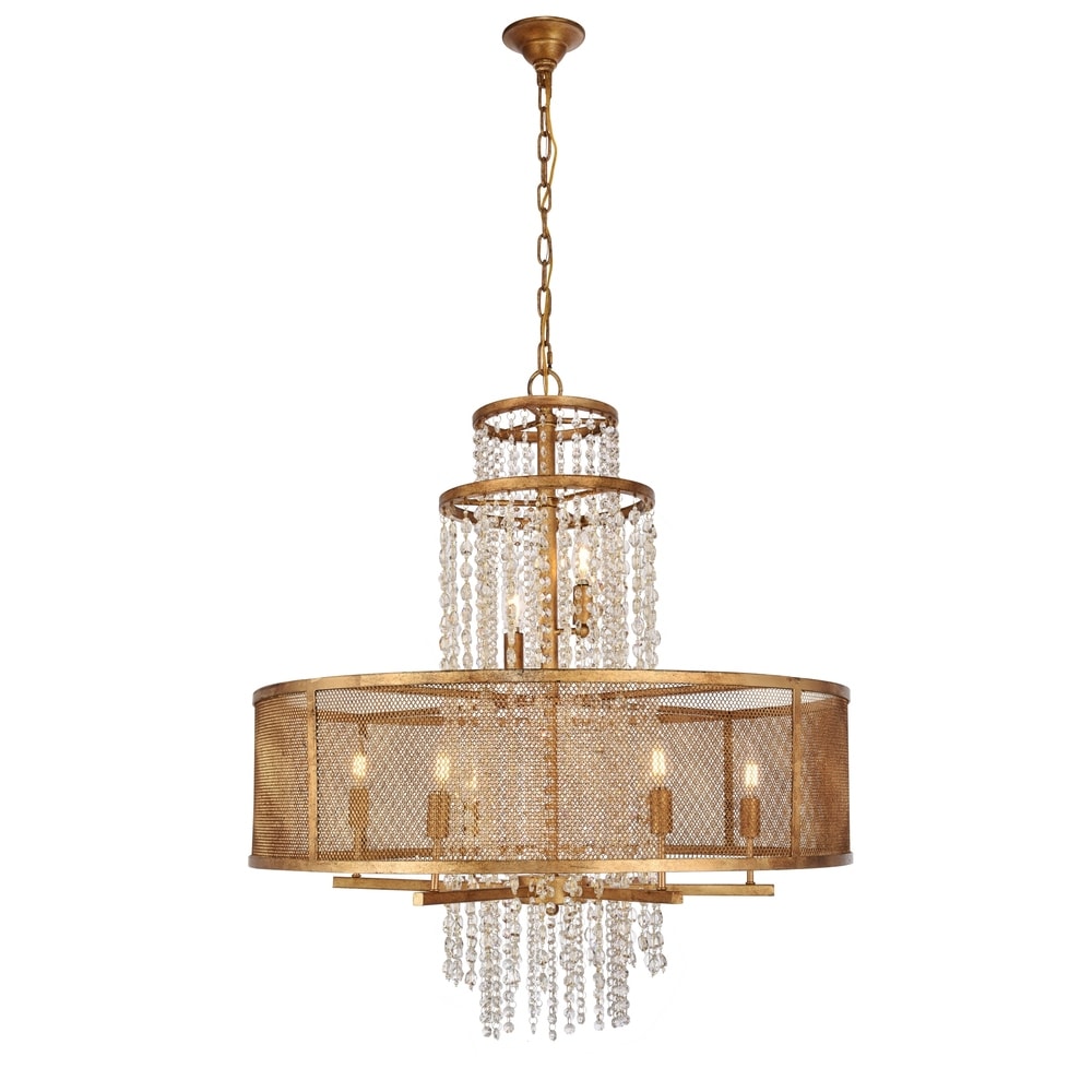 Crystal Lighting Palace Venetian 5 Light Crystal Chrome FInish Chandelier, Clear from Houzz | Martha Stewart Crystal Lighting Palace Venetian 5 Light Crystal Chrome FInish Chandelier, Clear from Houzz | Martha Stewart