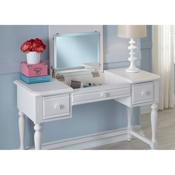 Shop Summer House Youth Oyster White Vanity Desk On Sale