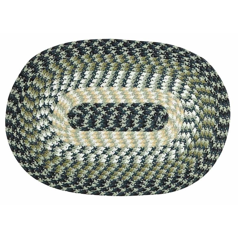 Better Trends Alpine Braid Collection is Durable & Stain Resistant Reversible Indoor Area Utility Rug