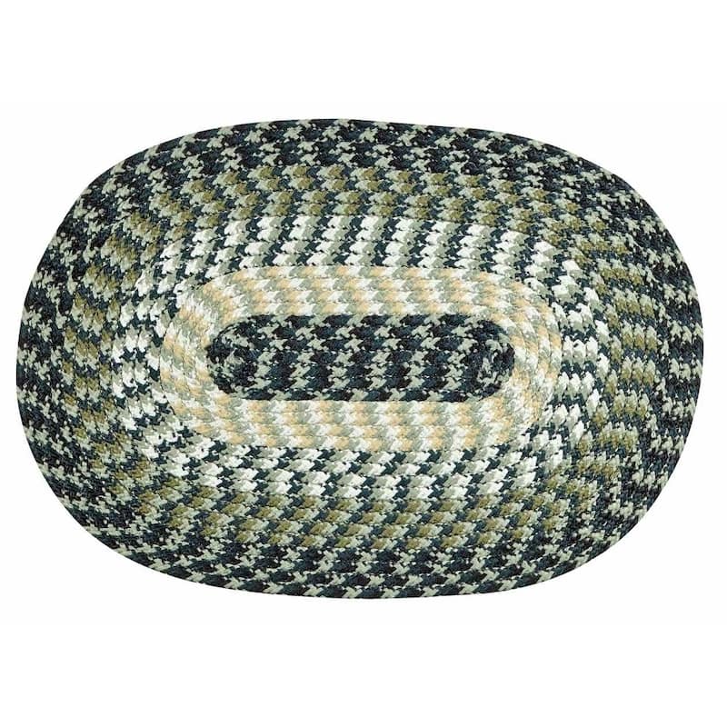 Better Trends Alpine Braid Collection is Durable & Stain Resistant Reversible Indoor Area Utility Rug