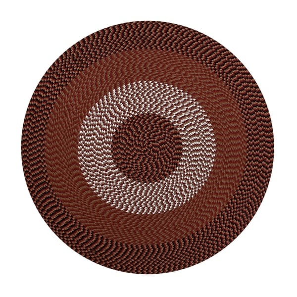 Better Trends Alpine 5' x 8' Braided Rug - Hunter Stripe