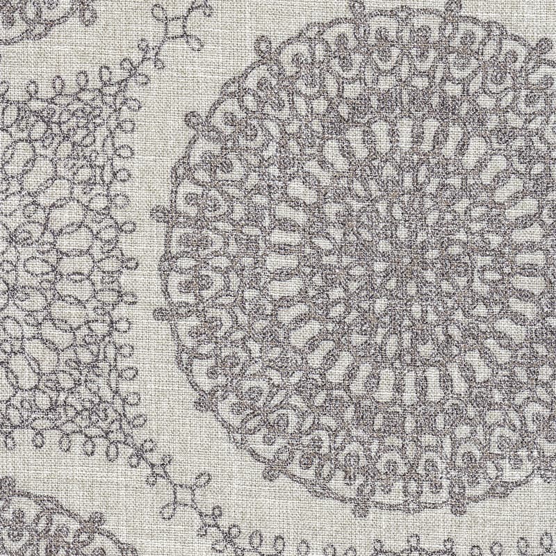 Porch & Den Blakeney Grey Medallion Tub Shaped Accent Chair