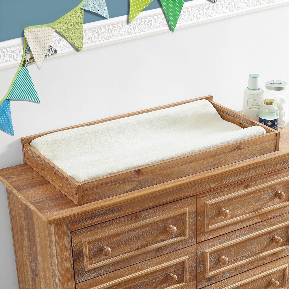 natural wood changing table dresser