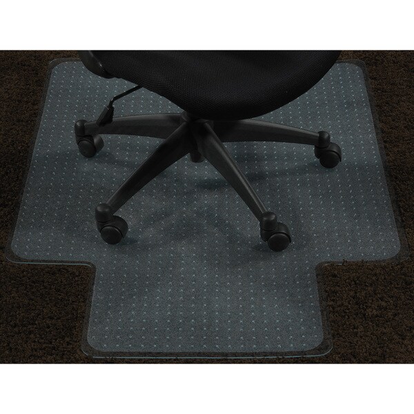 Ottomanson Carpet Chair Mat With Lip Clear Plastic Mat Protector 36 X 48