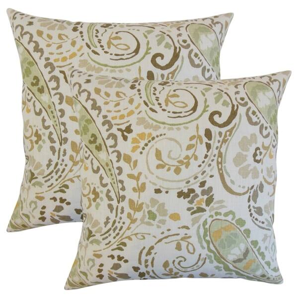 Set of 2 Robbia Floral Throw Pillows in Dusk Bed Bath & Beyond 18154022