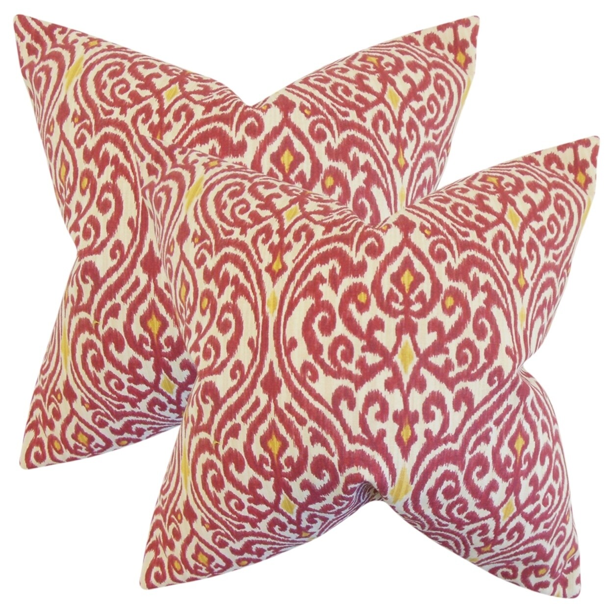 cranberry throw pillows