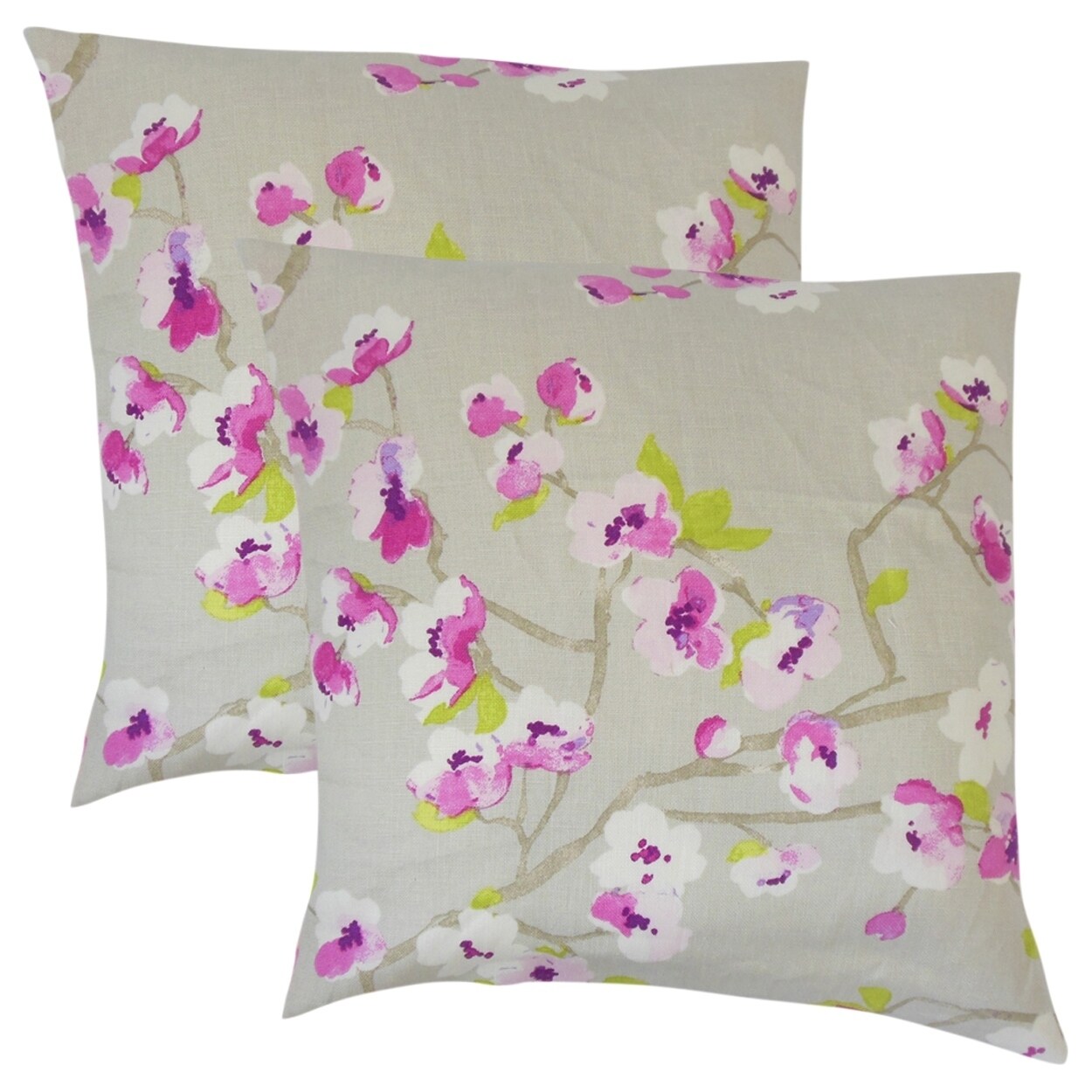 The Pillow Collection Xenophon Geometric Citrine Down Filled Throw Pillow