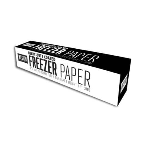 Weston Heavy Duty Coated Freezer Paper - 18" x 300' (in dispenser box) - White