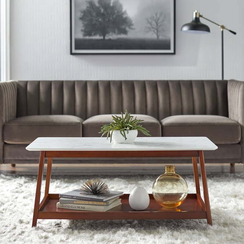 Simple Living Jhovies Coffee Table - Walnut