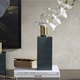 preview thumbnail 1 of 5, Madison Park Signature Tivoli Black Square Vase - Large