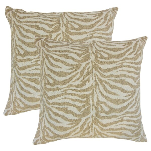 Set Of 2 Ksenia Animal Print Throw Pillows In Siberian Free Set Of 2 Ksenia Animal Print Throw Pillows In Siberian