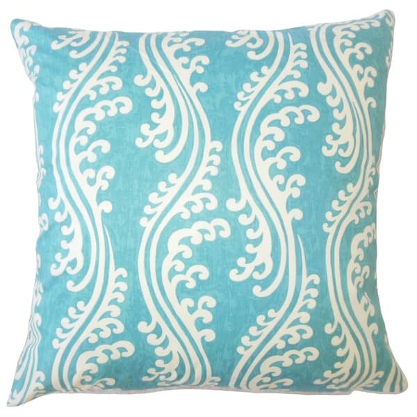 Shop Set Of 2 Antares Coastal Throw Pillows In Aquamarine Free