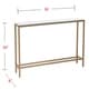 preview thumbnail 8 of 35, SEI Furniture Ham Narrow Console Table