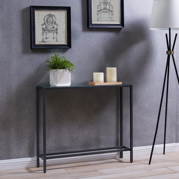 very narrow console table