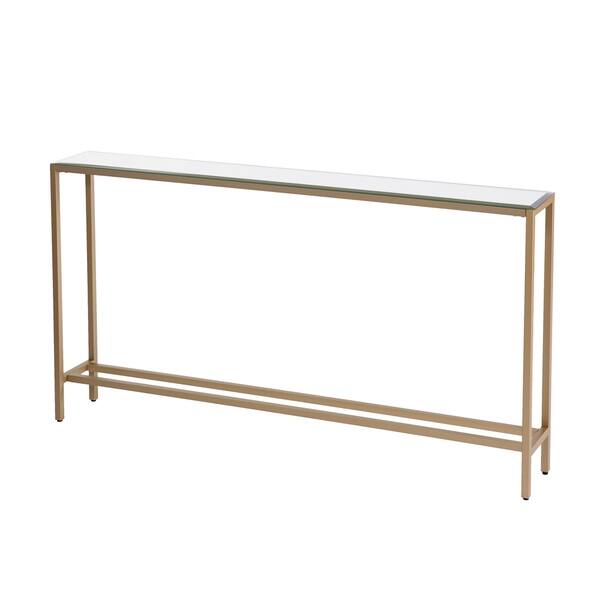 Silver Orchid Ham Long Narrow Console Table With Mirrored Top Silver Orchid Ham Long Narrow