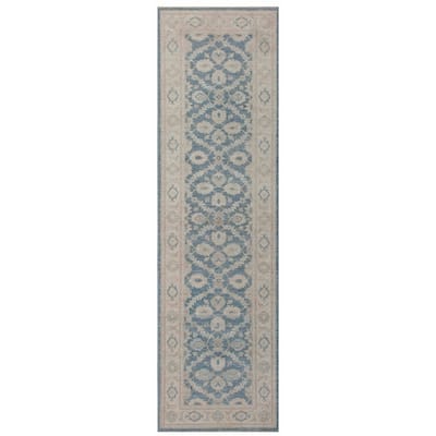 Pasargad Ferehan Hand-Knotted Lambs Wool Runner - 2' 8'' X 9' 3''
