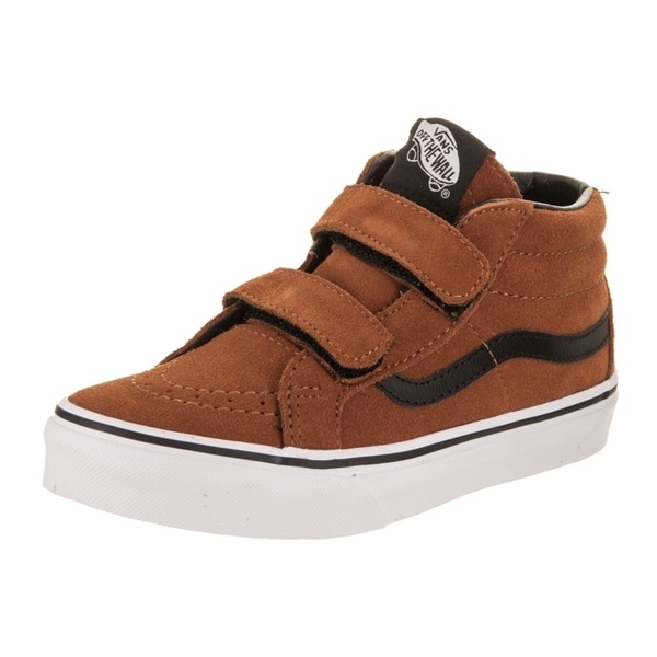 vans skate shoes kids Brown