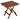 Bare Decor Ravinia Folding Teak Small Table, Oiled Finish