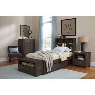 Hillsdale Highlands Twin Bookcase Bed with Storage, Espresso