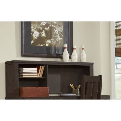 Highlands Desk Hutch, Espresso - 18H x 48.75W x 10.5L