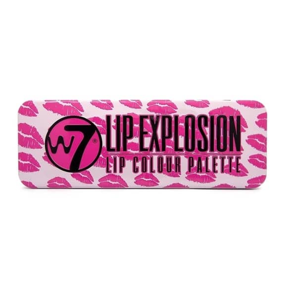 slide 1 of 3, W7 Lip Explosion Lip Colour Palette 12 Shade