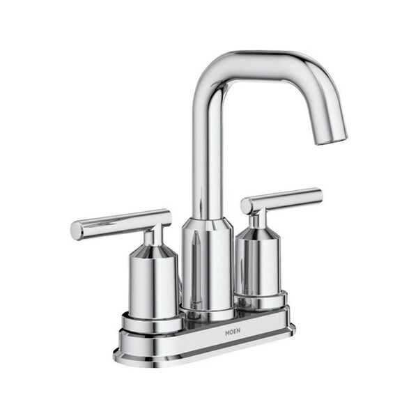 Shop Moen Gibson Two Handle Lavatory Faucet 4 in. Chrome - Overstock