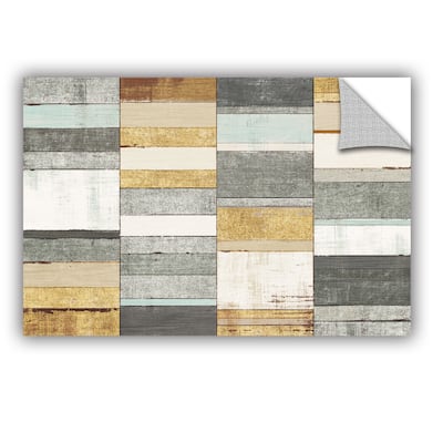 ArtAppealz Michael Mullan's Beachscape I Gold Neutral, Removable Wall Art Mural