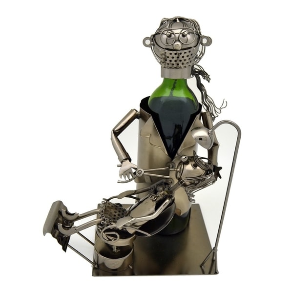 Wine bottle holder by Wine Bodies, Lady Dentist doctor