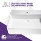 preview thumbnail 2 of 15, ANZZI Tilia Vessel Sink in Matte White