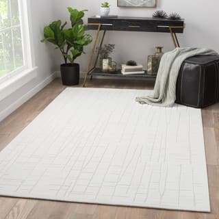 Rayon From Bamboo Rugs Area For Less Ends Soon Juniper Home Eline White Cream Rayon From Bamboo Abstract Area Rug 5 X