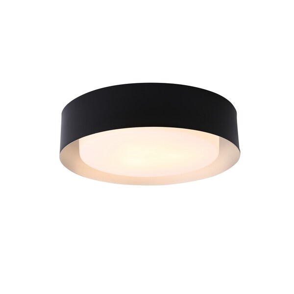 Lynch White And Gold Flush Mount Ceiling Light