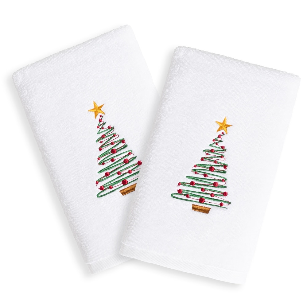 Xmas Premium Luxury Decor Soft 100% Cotton Embroidered Bathroom Modern 3  Piece Christmas Towel Set, Red Black Plaid Xmas Deer - Bed Bath & Beyond -  39174156