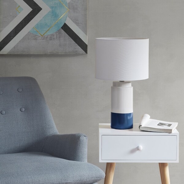 Urban Habitat Bailey Navy Table Lamp