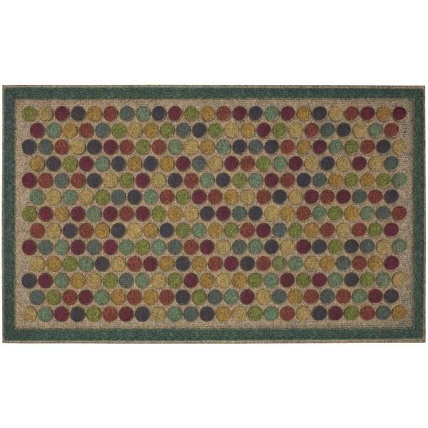 Shop Mohawk Ornamental Entry Mat Colorful Dots Bright Doormat 1 6