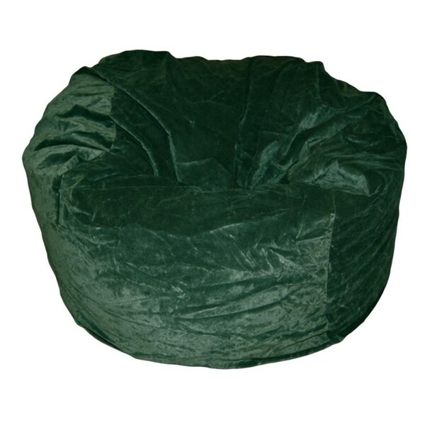green bean bag chair